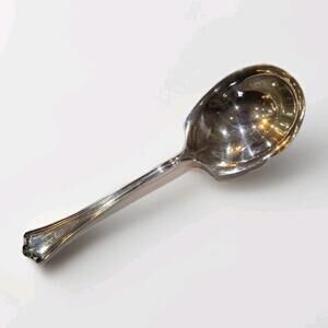 Antique Manchester Sterling Silver Sauce Ladle 7.5” Solid 925 Elegant Early Amer